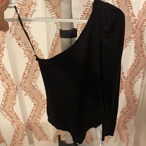 Lulus one shoulder body suit